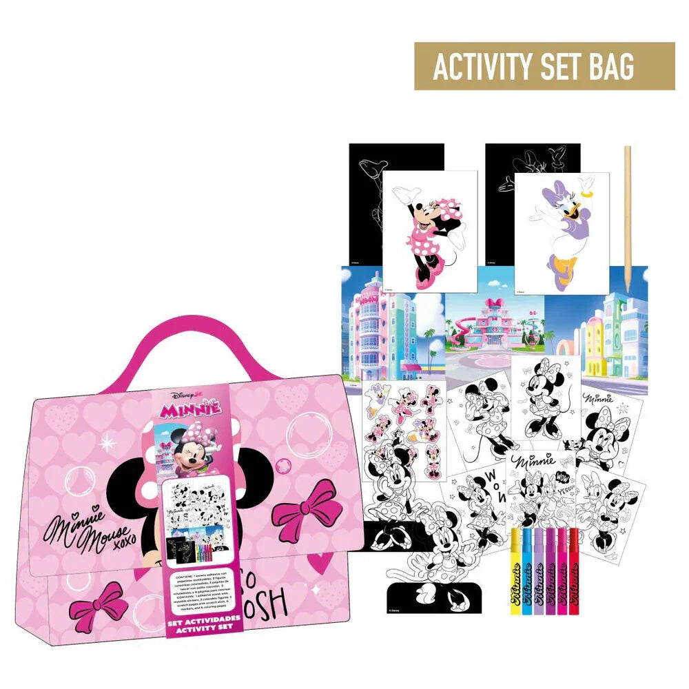 Disney Minnie Colouring bag set Nerdscape