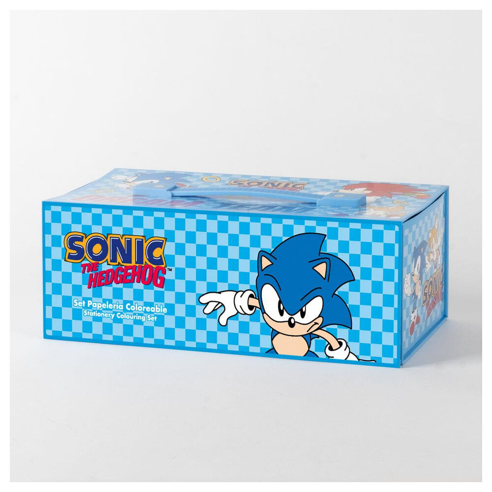 Sonic the Hedgehog Colouring stationery case Nerdscape