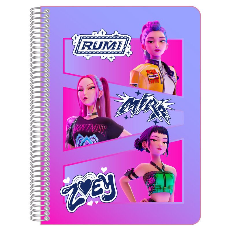 Demon Hunters Kpop A5 notebook - Nerdscape