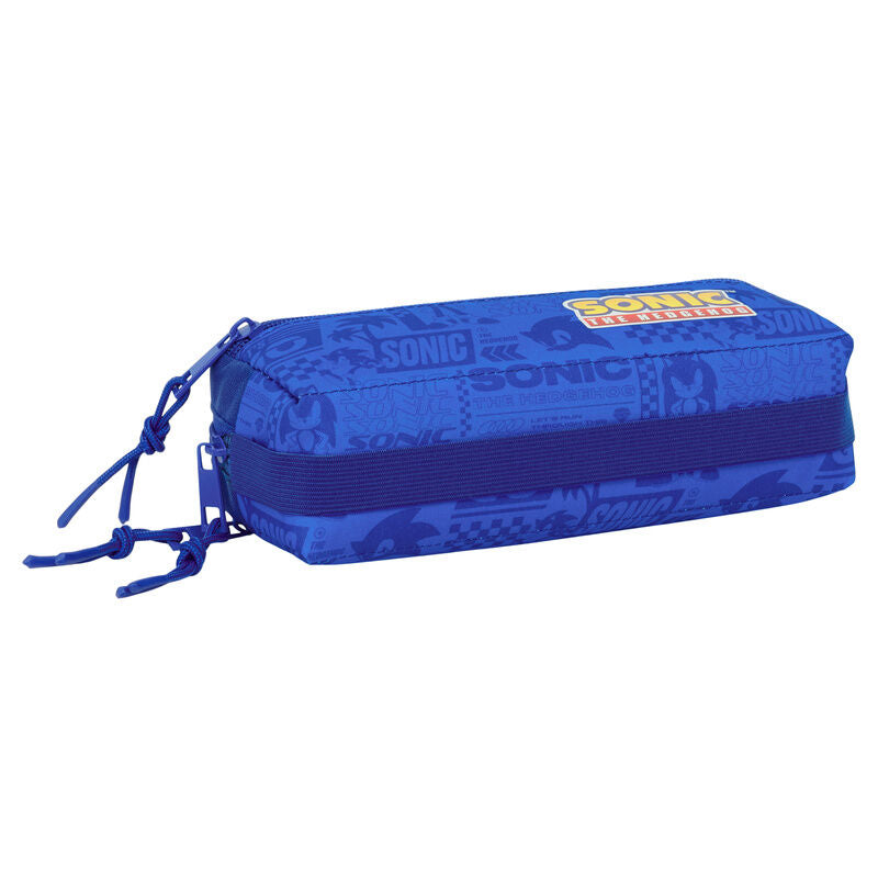 Sonic the Hedgehog triple pencil case Nerdscape