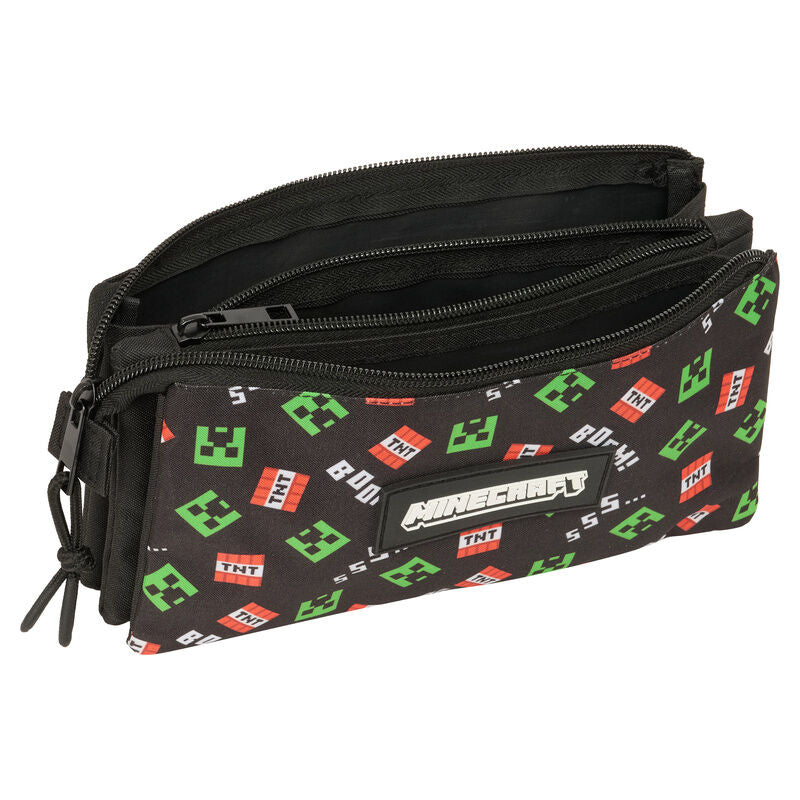 Minecraft triple pencil case Nerdscape