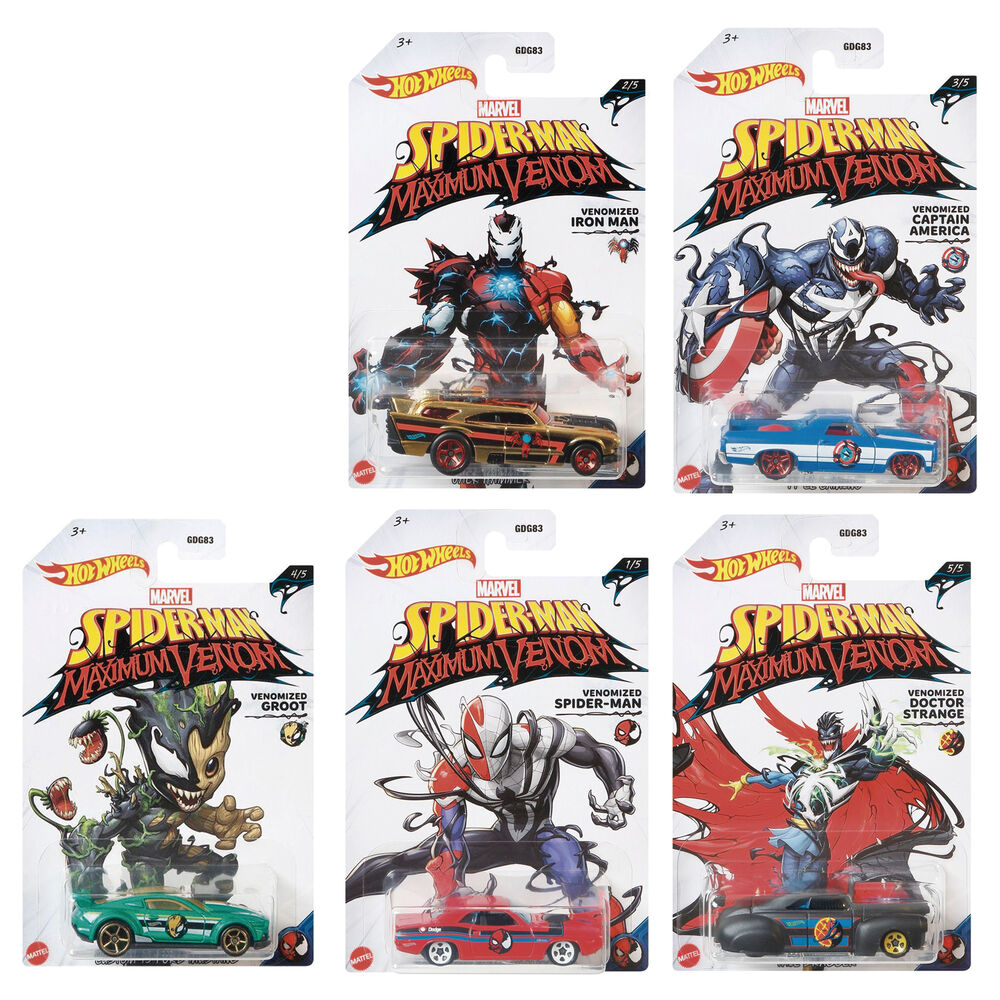 Marvel Spiderman Entertainment assorted car Nerdscape
