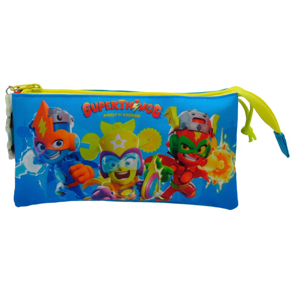 Superthings triple pencil case Nerdscape