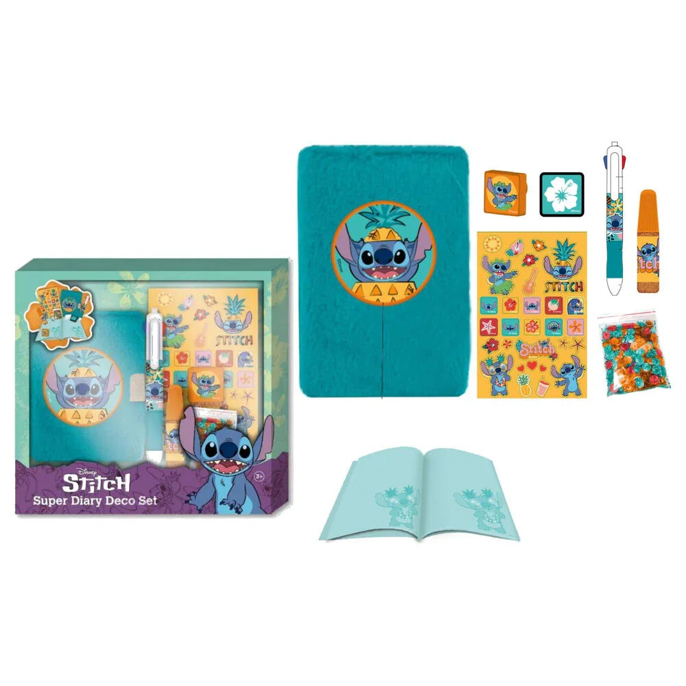 Disney Stitch Diary Deco set Nerdscape