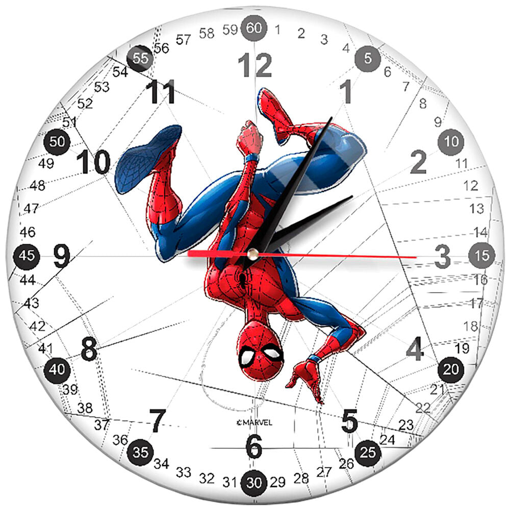 Marvel Spiderman wall clock Nerdscape