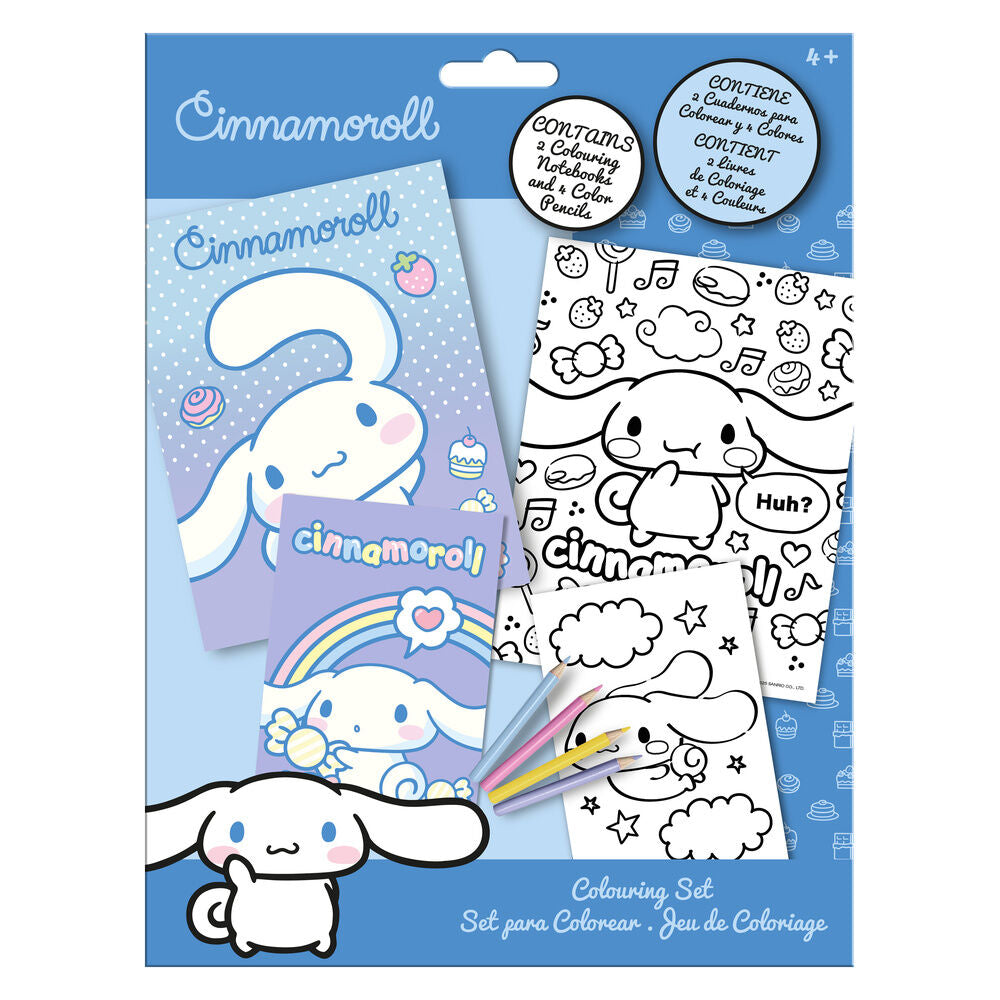 Hello Kitty Cinnamoroll Colouring set Nerdscape