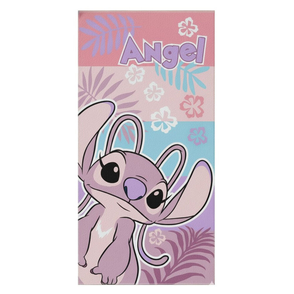 Disney Stitch Angel microfibre beach towel Nerdscape