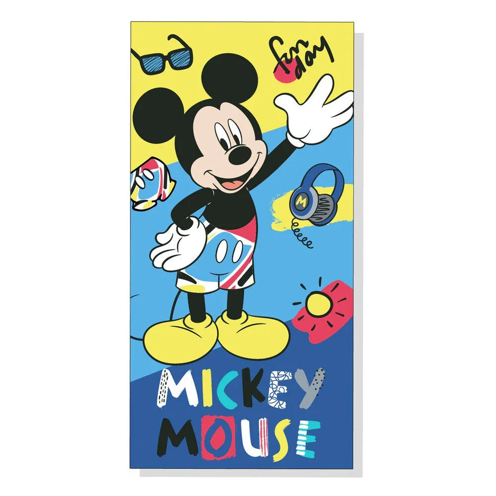 Disney Mickey microfibre beach towel Nerdscape