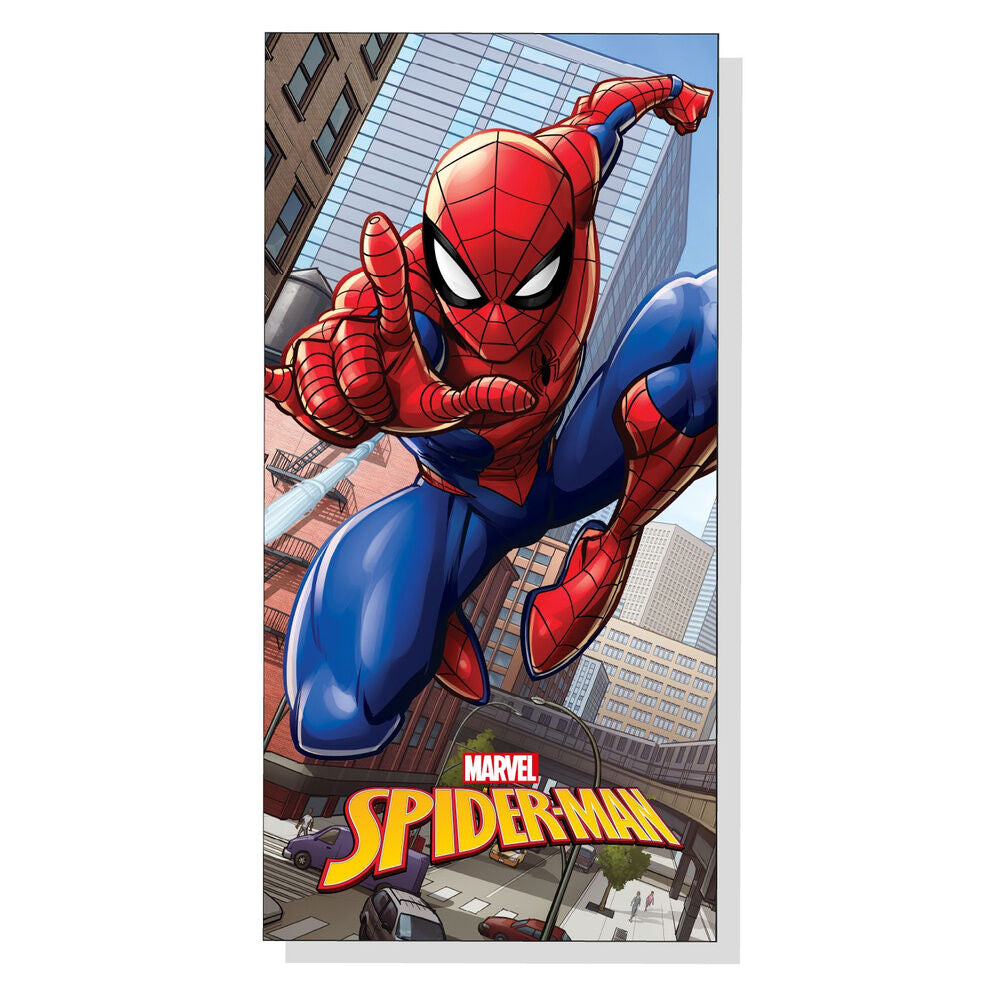 Marvel Spiderman microfibre beach towel Nerdscape