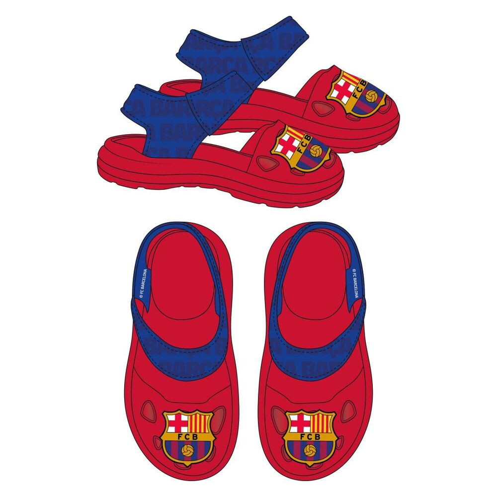 F.C. Barcelona sandals Nerdscape
