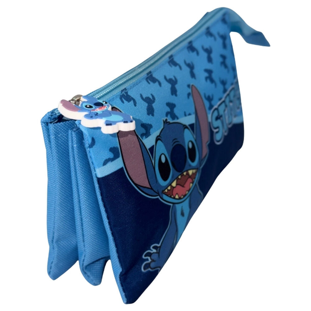 Disney Stitch Abstract triple pencil case Nerdscape