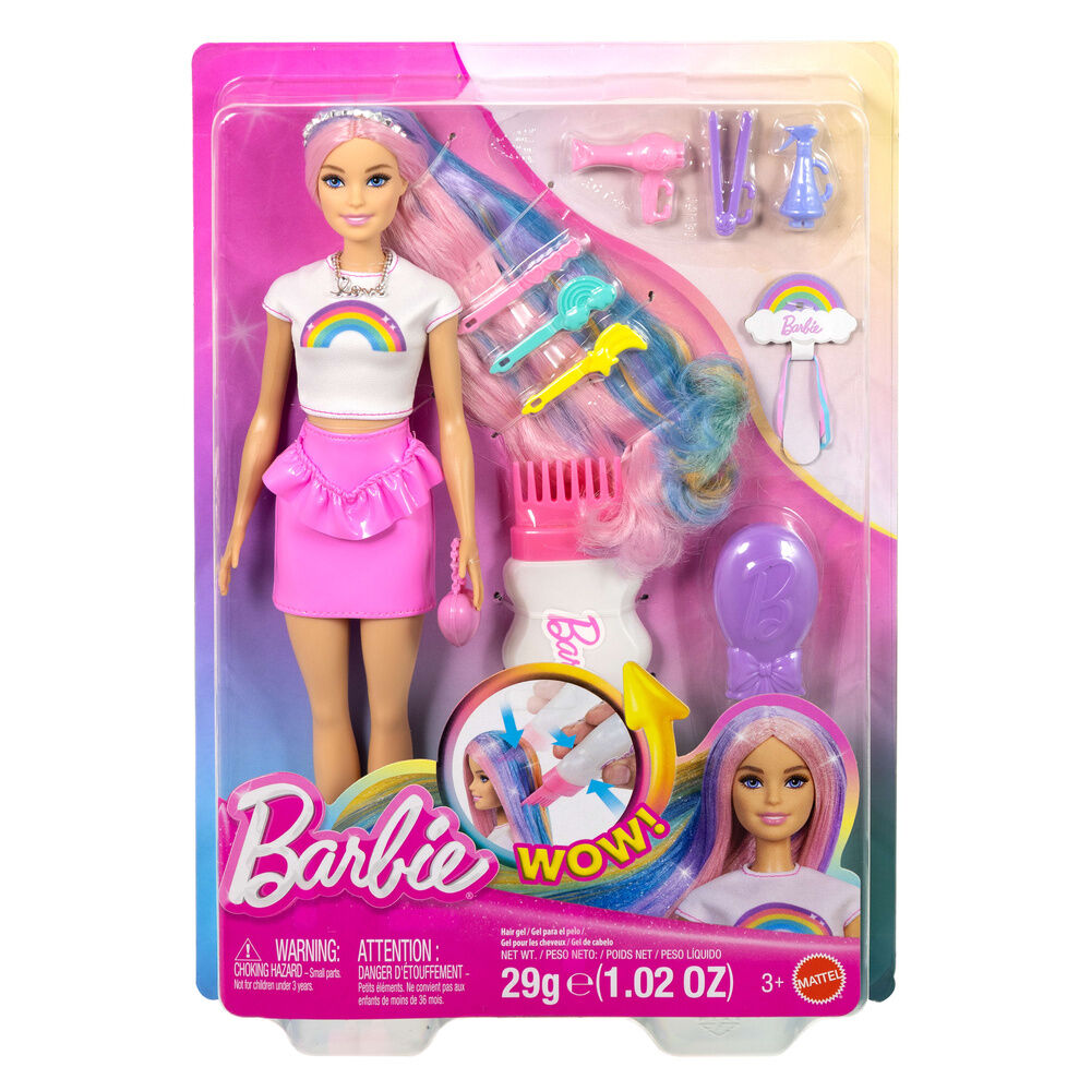Barbie Rainbow Shimmer Hair doll Nerdscape