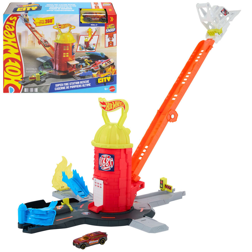 Hot Wheels City Fire Station Nerdscape