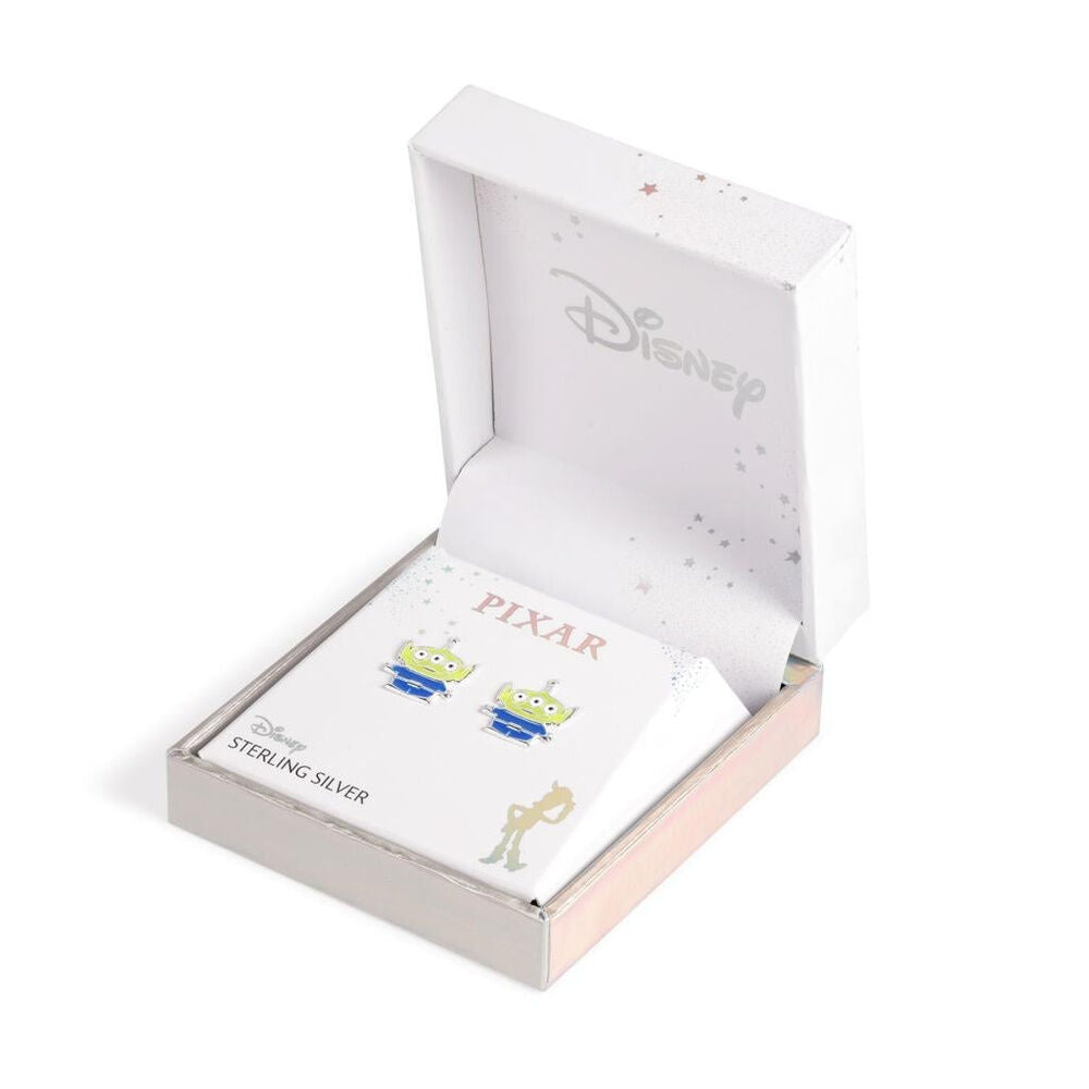 Disney Pixar Toy Story Alien sterling silver earrings