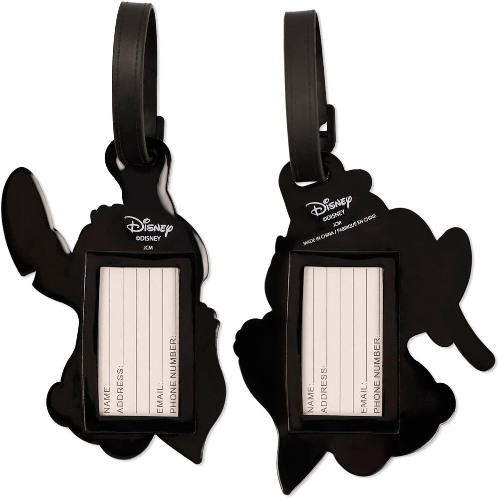 Disney Stitch & Angel set of 2 luggage labels