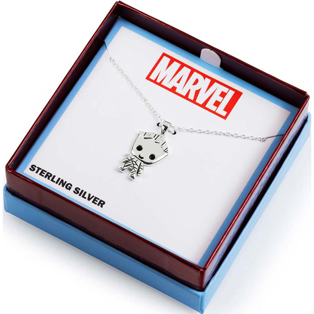 Marvel Guardians of the Galaxy Groot sterling silver necklace Nerdscape