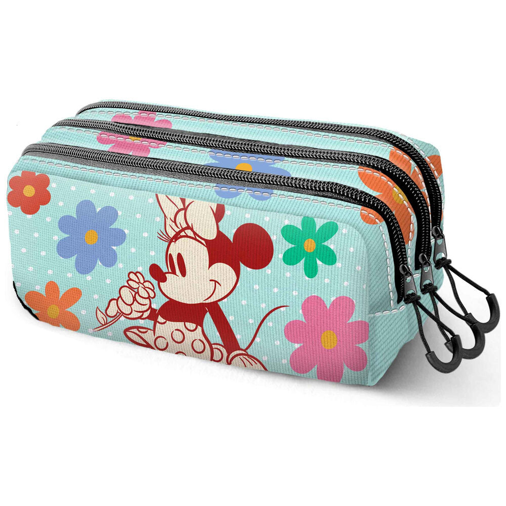 Disney Minnie Bloom triple pencil case Nerdscape
