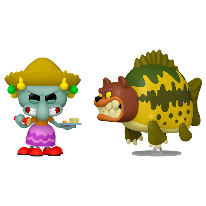 POP Pack 2 figures SpongeBob SquarePants Squidward & Sea Bear Nerdscape