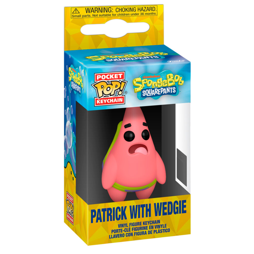 Pocket POP Keychain SpongeBob Squrepants Patrick with Wedgie Nerdscape