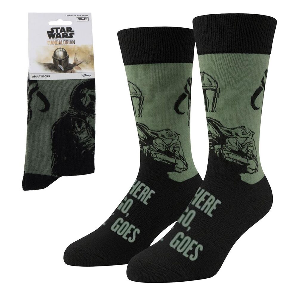 Star Wars The Mandalorian adult socks Nerdscape