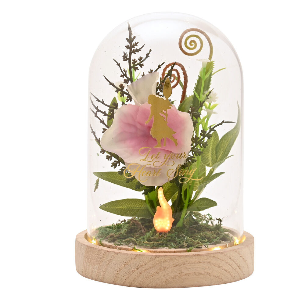 Disney Princess Vaiana Moana florals in a clonche with neon light Nerdscape
