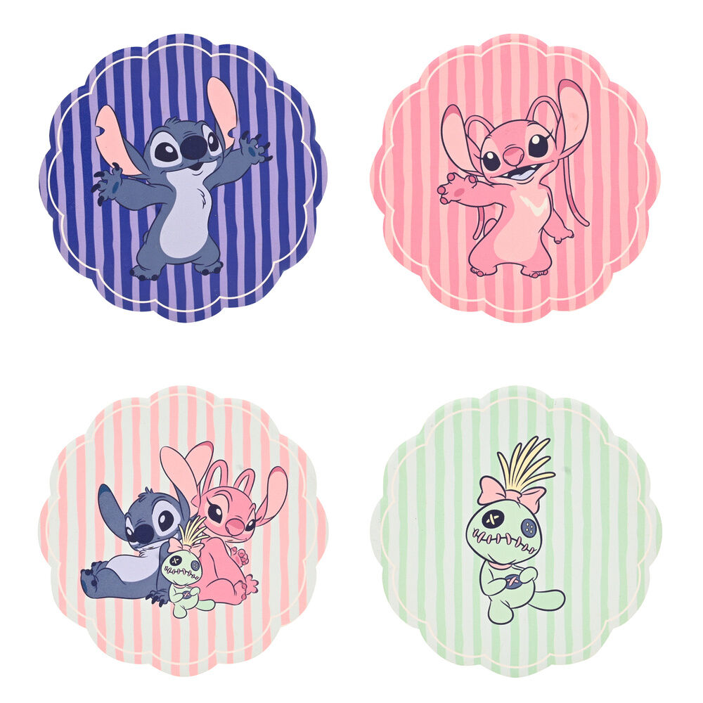 Disney Stitch set of 4 ceramic coasters Nerdscape