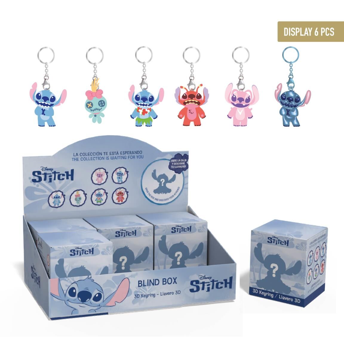 Disney Stitch assorted surprise keychain