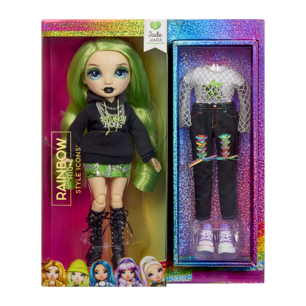 Rainbow High Style Icons Fashion Dolls Jade doll Nerdscape
