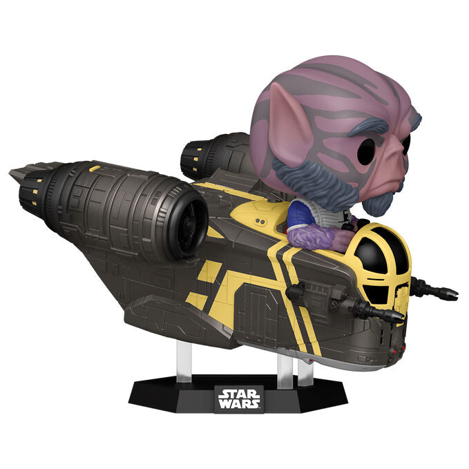 Funko Pop! Mandalorian Mandalorian & Grogu Deluxe Rides - Figura da Collezione Vinyl Nerdscape