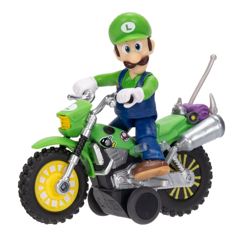 Nerdscape Super Mario Bros Mario & Luigi Super Mario Galaxy Figura da Collezione con Veicolo