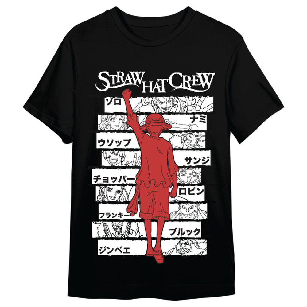 One Piece Monkey D. Luffy Straw Hat Crew adult t-shirt Nerdscape