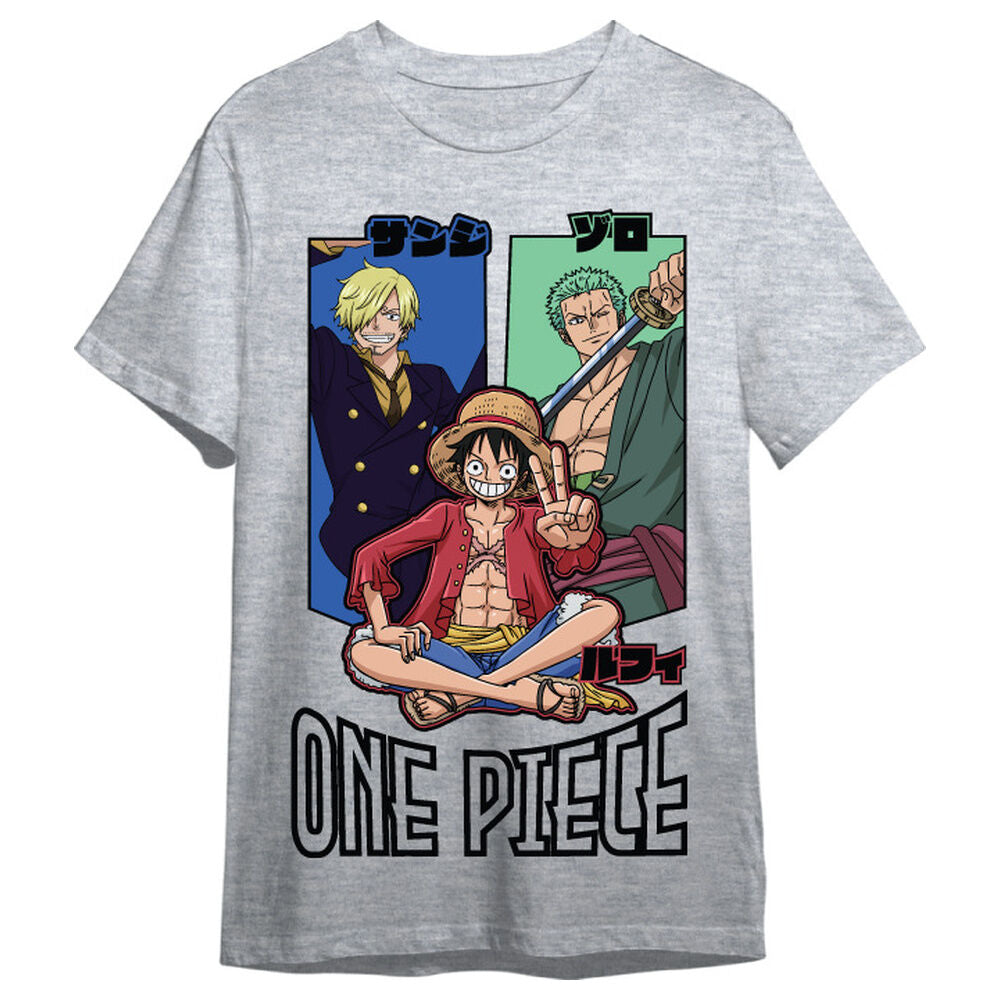 One Piece Monkey D. Luffy, Roronoa Zoro & Sanji adult t-shirt