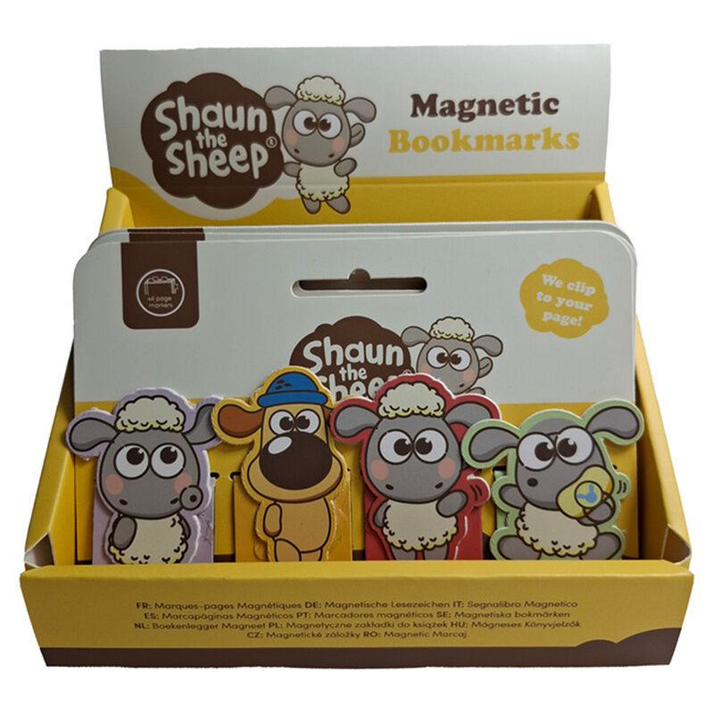 Oveja Shaun magnetic bookmark set Nerdscape