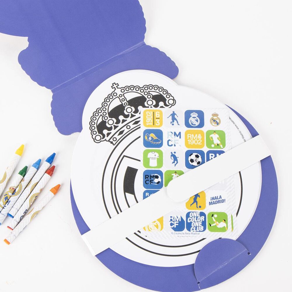 Real Madrid Colouring activity book