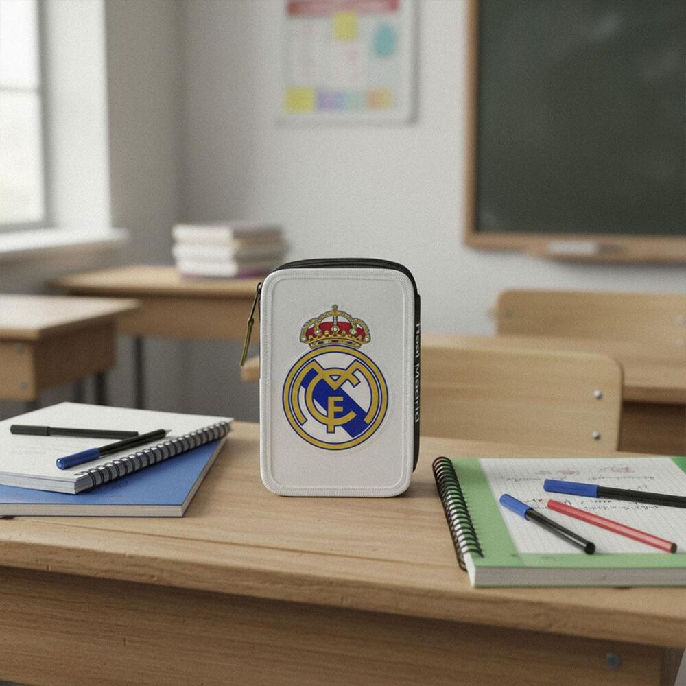 Real Madrid triple pencil case Nerdscape