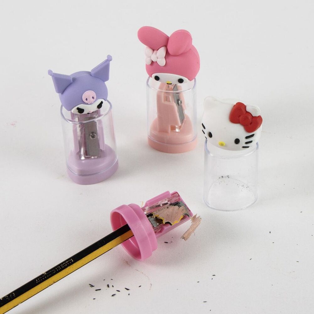 Hello Kitty and Friends assorted pencil sharpener with container Nerdscape