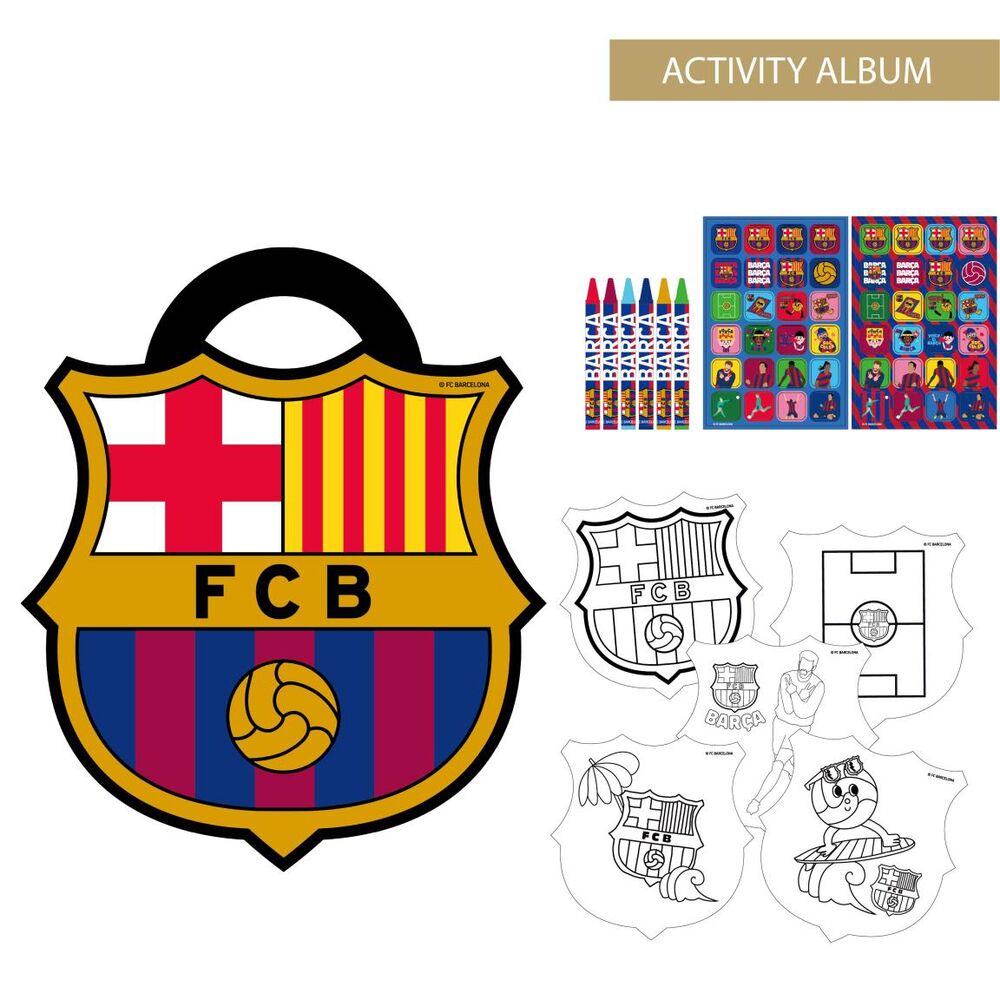 F.C. Barcelona Colouring activity book Nerdscape