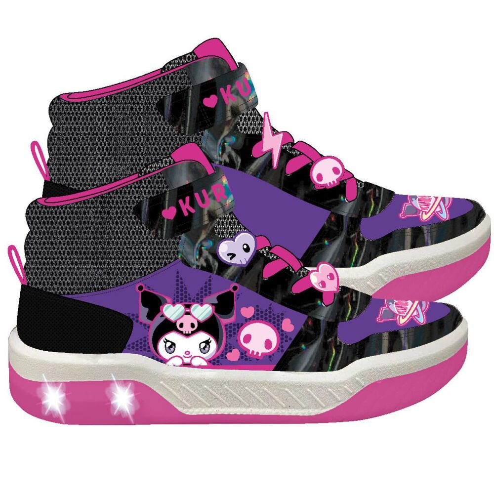 Hello Kitty Kuromi lights sneakers Nerdscape