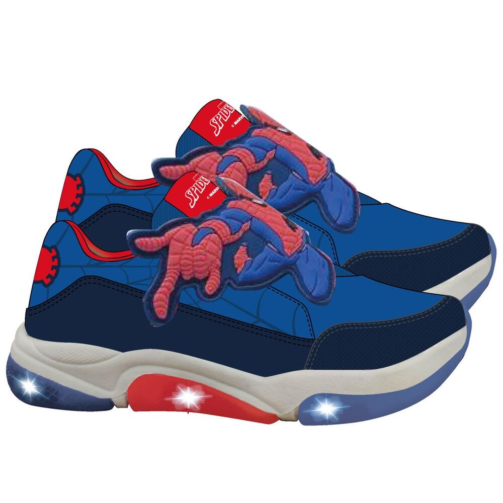 Marvel Spiderman lights sneakers Nerdscape