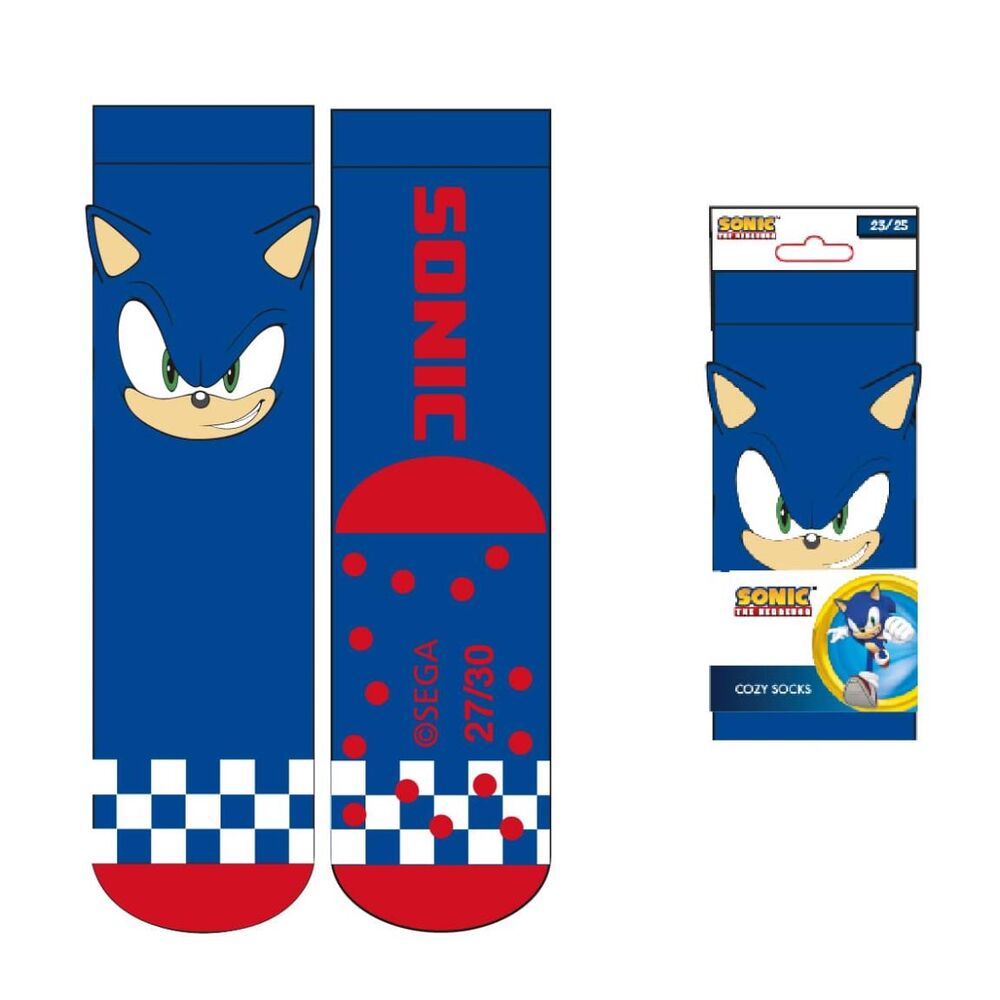 Sonic the Hedgehog anti-slip socks Nerdscape