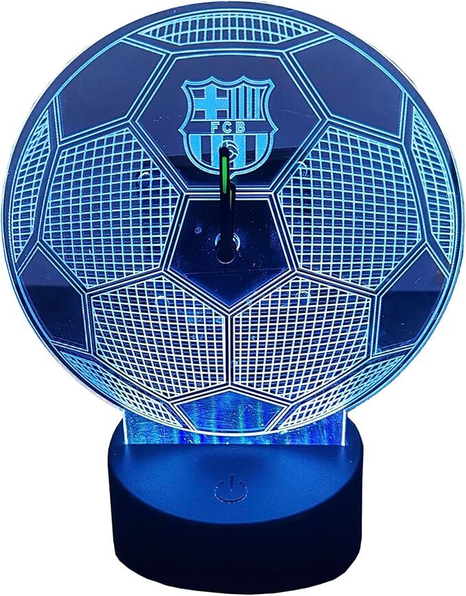F.C. Barcelona LED methacrylate clock Nerdscape