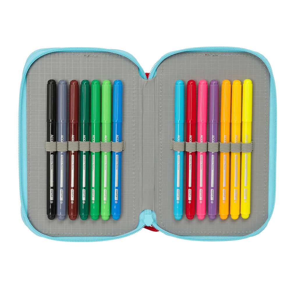 Paw Patrol Dino Rescue double pencil case 29pcs Nerdscape