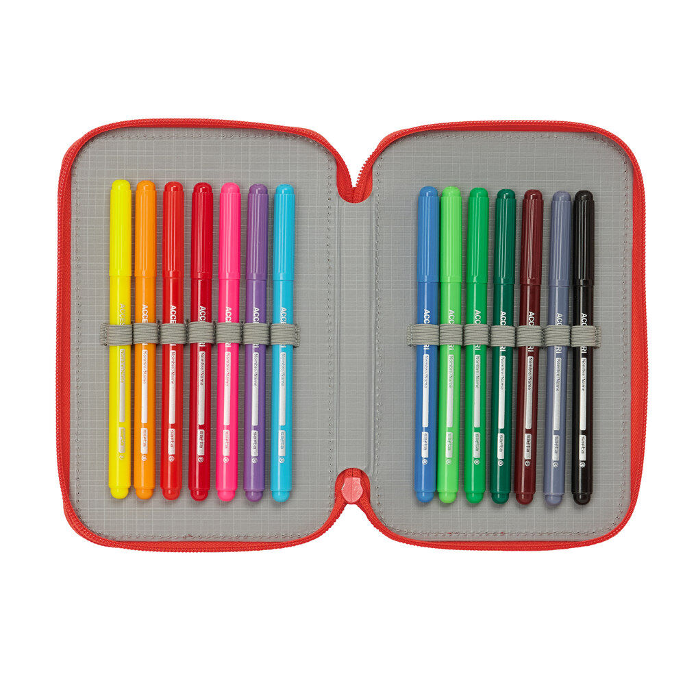 Super Mario triple pencil case 37pcs