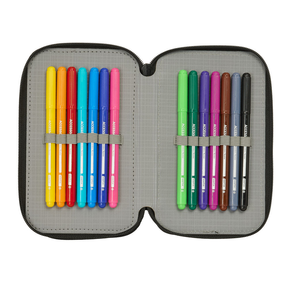Star Wars Mandalorian & Grogu triple pencil case 37pcs