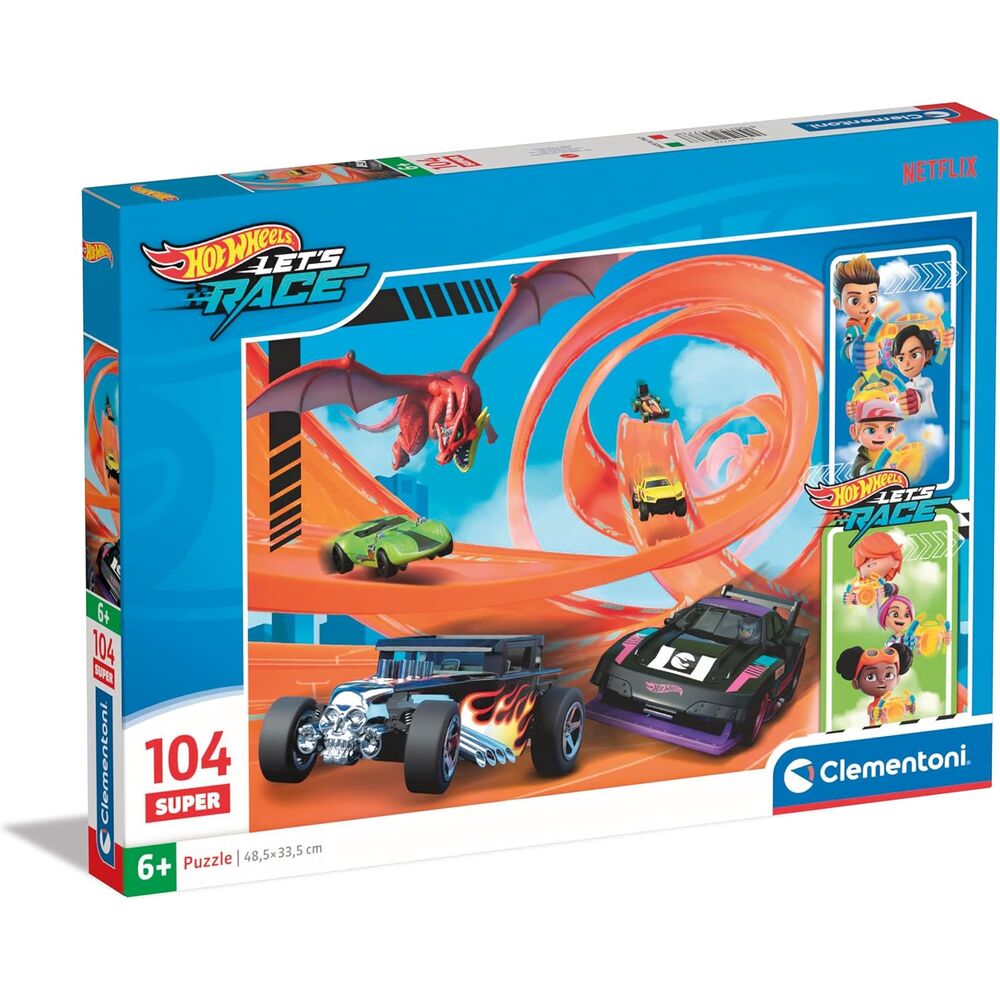 Hot Wheels puzzle 104pcs
