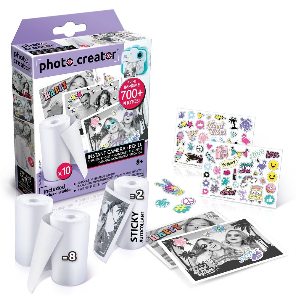 Photo Creator Instant camera refill 10 paper rolls