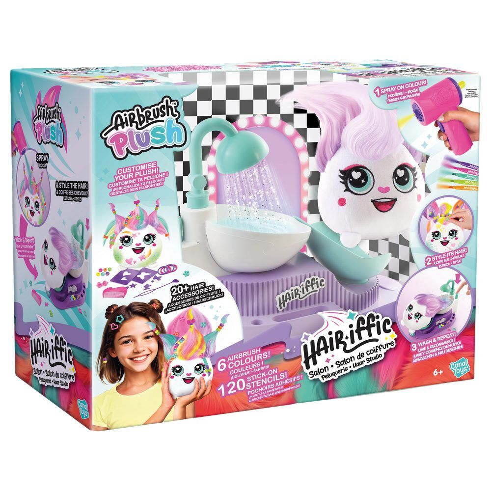 Airbrush Plush - plush toy styling salon