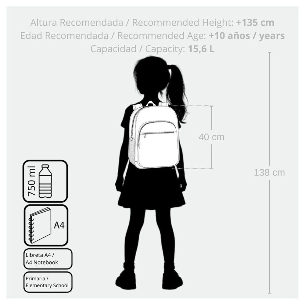 Disney Stitch Keep Going adaptable backpack 40cm