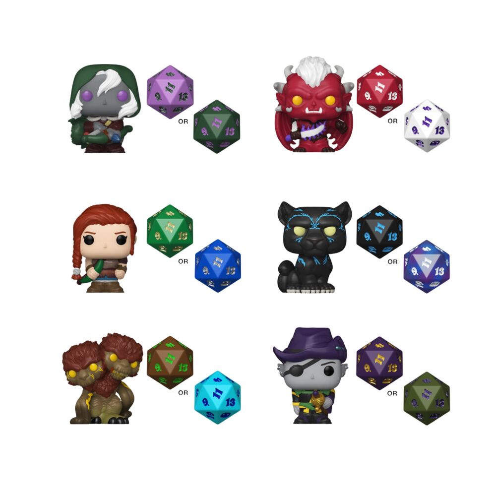 Assorted Bitty POP figures Dungeons & Dragons