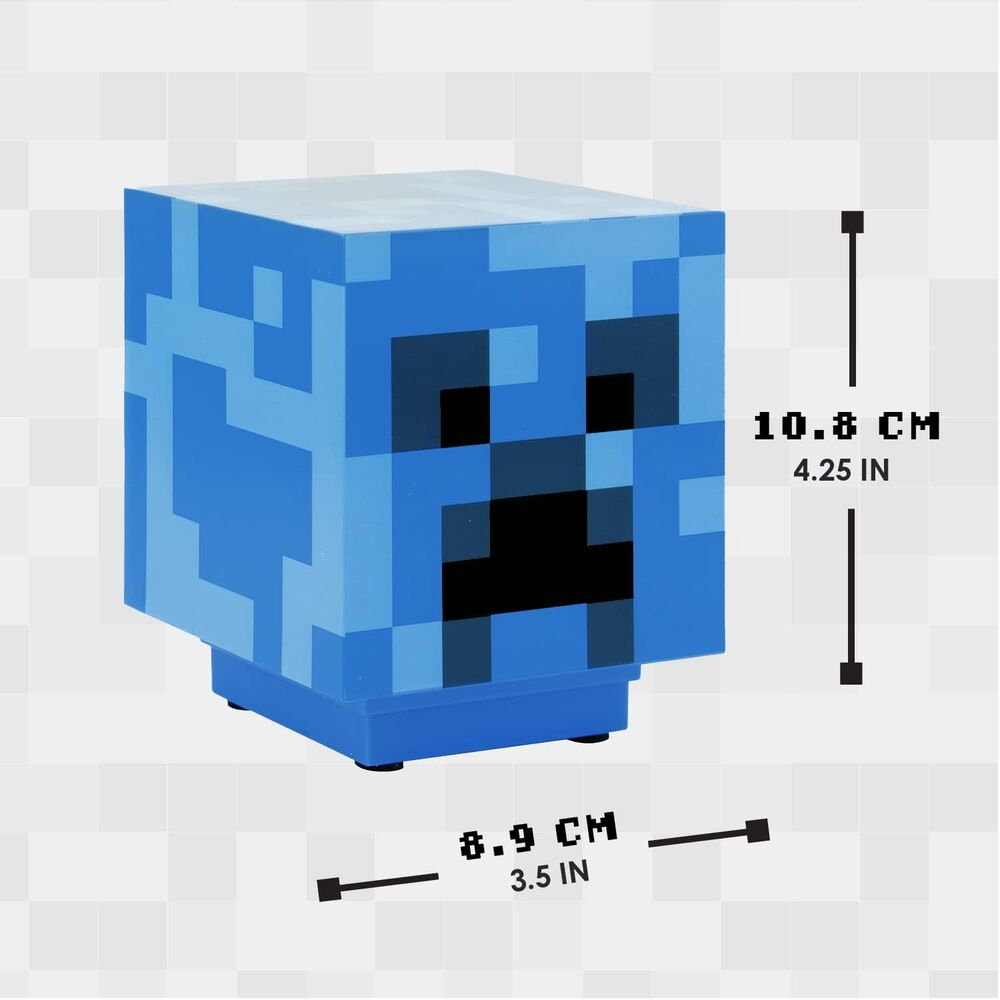 Minecraft Charged Creeper 3D sound lamp